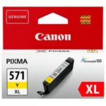 Canon CLI-571XL Y (0334C001) Rašalinė kasetė, Geltona