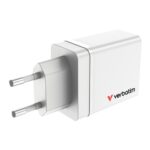 Verbatim 49701 USB Įkroviklis 30W 4-Port USB-A, USB-C, EU Plug, Balta - Image 3