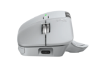 Logitech MX Master 4 Belaidė pelė RF Wireless + Bluetooth, 8000 DPI, Pale Grey - Image 6