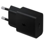 Samsung EP-T1510 15W AC Maitinimo adapteris USB-C + Kabelis USB-C, Juoda