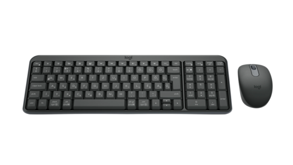 Logitech MK250 Compact Combo Belaidė klaviatūra + Pelė, Bluetooth, US Int, Graphite - Image 3