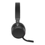 Jabra Evolve2 75 UC Link 380c Belaidės ausinės, Bluetooth, USB-C, Charging Stand, Juoda - Image 2