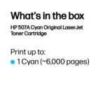 HP 507A (CE401A) Lazerinė kasetė, Žydra - Image 3