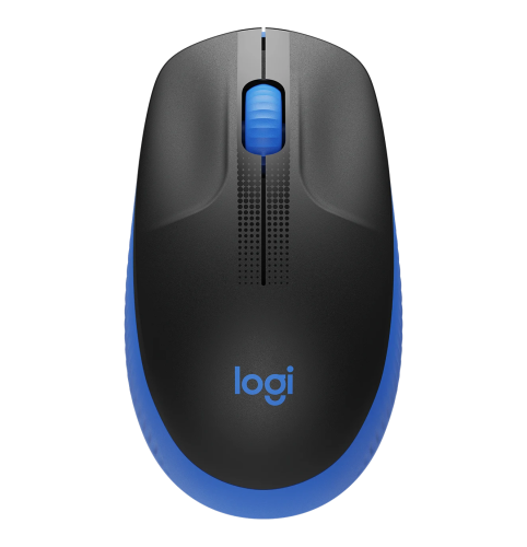 0yjCVkrTmvEeNFusct4QZzfCMPnSqUbEAsTTtG0u Logitech M190 Full-Size Belaidė pelė, RF Wireless, 1000 DPI, Mėlyna - Image 1