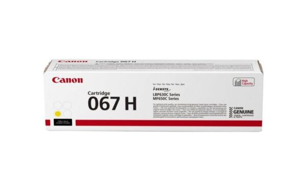 Canon CRG 067H (5103C002) Lazerinė kasetė, Geltona (SPEC) - Image 2