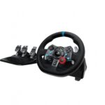 Logitech G29 Driving Force Žaidimų vairas ir pedalai, for PC, PS5, PS4, Juoda