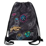 Maišelis sportinei aprangai CoolPack Sprint Badges Girls Grey