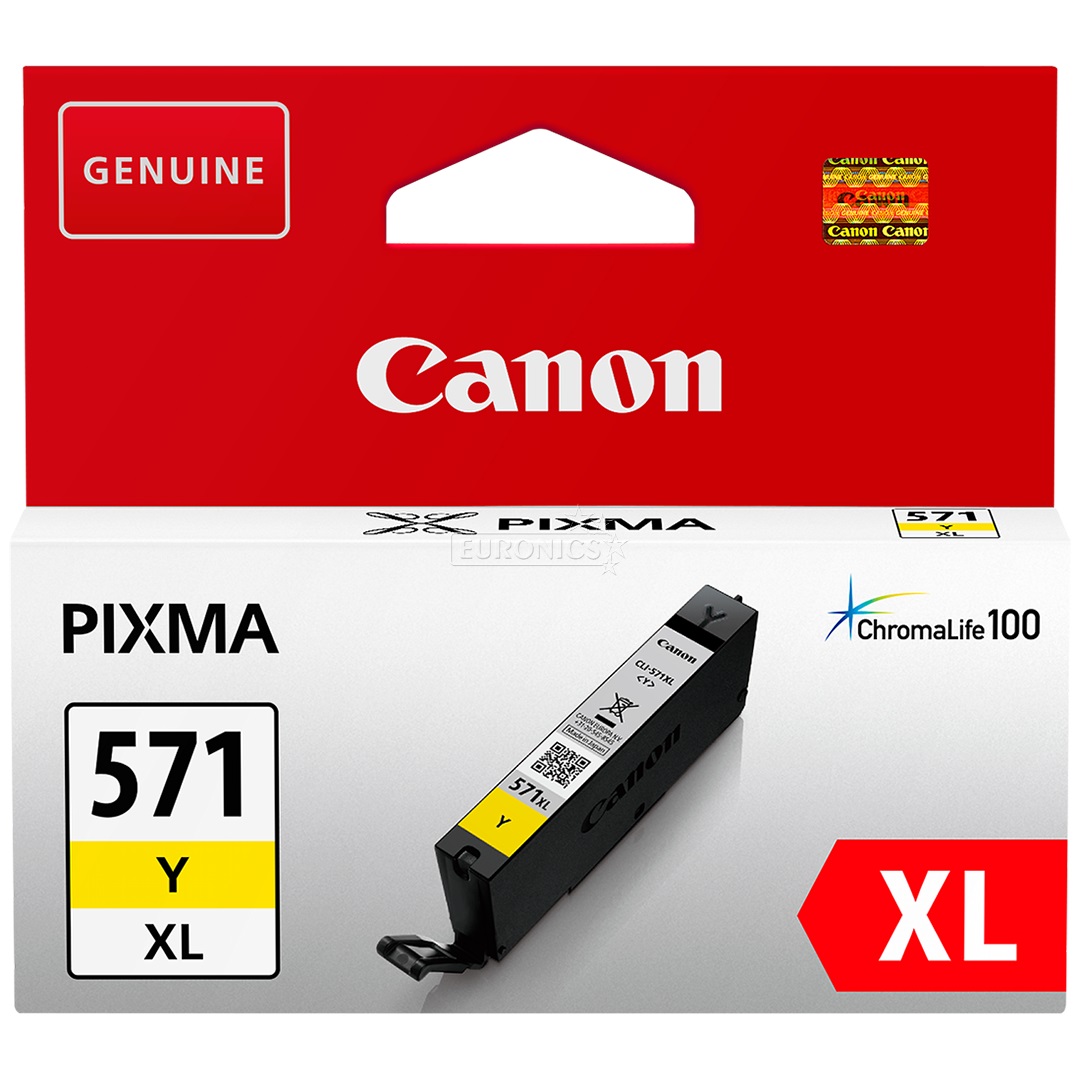 162CNCLI571XLY Kasetė Canon CLI-571XL (0334C001) YL 11ml OEM - Image 1