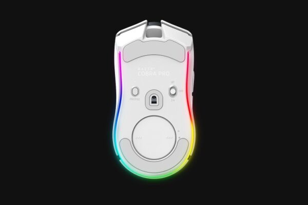 Razer Cobra Pro Belaidė žaidimų pelė RF Wireless + Bluetooth + USB-C, 30000 DPI, Balta - Image 8