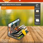 Fotoalbumas Lomond Inkjet Mini Album Large Square Matinis knygos formos 51x68mm (didelis)