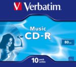 Verbatim 43365 CD-R 80min 16x Audio Music diskai (10 vnt pakuotėje) - Image 2