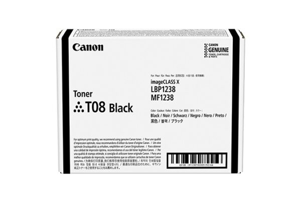 Canon T08 (3010C006) Lazerinė kasetė, Juoda - Image 3
