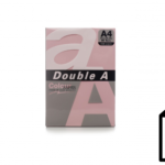 Spalvotas popierius Double A, 80g, A4, 500 lapų, Pink