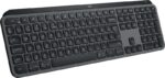 Logitech MX Keys S Belaidė klaviatūra, RF Wireless+Bluetooth, Illuminated, US Int, Graphite - Image 3