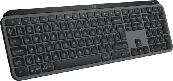 Logitech MX Keys S Belaidė klaviatūra, RF Wireless+Bluetooth, Illuminated, US Int, Graphite - Image 3