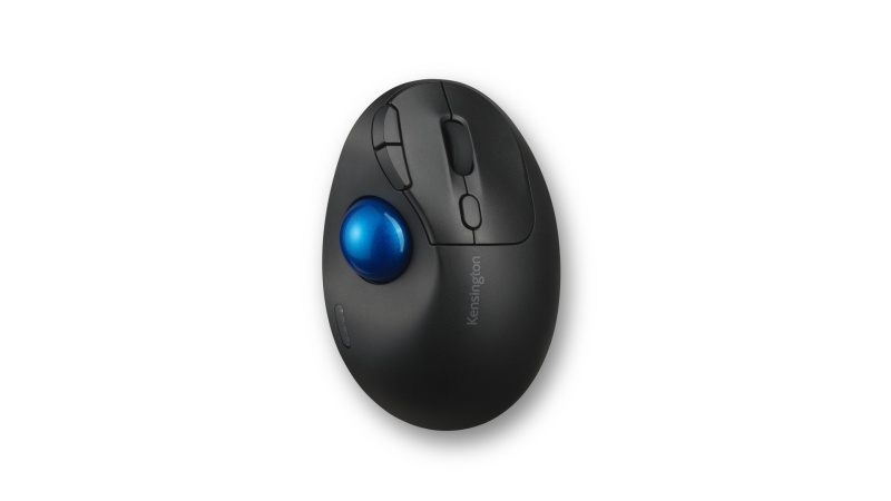 3d176428-aac4-42f6-a7e7-0035ad7fdc39 Kensington ProFit Ergo TB450 Trackball Belaidė pelė, RF Wireless + Bluetooth, 1600 DPI, Black/Blue - Image 1