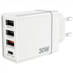 Verbatim 49701 USB Įkroviklis 30W 4-Port USB-A, USB-C, EU Plug, Balta - Image 13