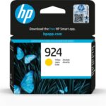 HP 924 (4K0U5NE) Rašalinė kasetė, Geltona