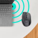 Logitech Marathon M705 Belaidė pelė, RF Wireless, 1000 DPI, Juoda/Pilka - Image 14