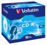 Verbatim 43365 CD-R 80min 16x Audio Music diskai (10 vnt pakuotėje)