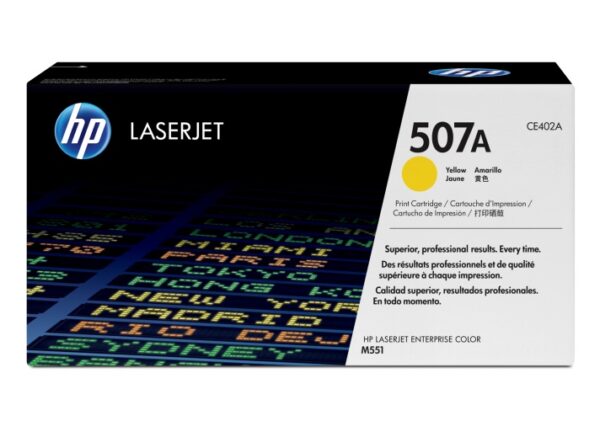 HP 507A (CE402A) Lazerinė kasetė, Geltona - Image 10