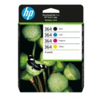 HP 364 4-Pack (N9J73AE) Rašalinių kasečių komplektas, C/M/Y/BK
