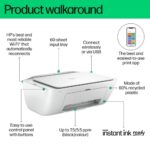 HP DeskJet 2810e All-in-One Spausdintuvas rašalinis spalvotas MFP A4 7.5 ppm USB Wi-Fi - Image 18