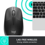 Logitech M190 Full-Size Belaidė pelė, RF Wireless, 1000 DPI, Charcoal - Image 12