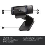 Logitech C920 HD Pro Internetinė kamera FHD, 3 MP, Juoda - Image 6
