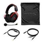 HyperX Cloud Alpha Laidinės žaidimų ausinės 3.5 mm jack, Black-Red - Image 6