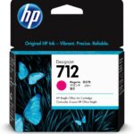 HP 712 (3ED68A) Rašalinė kasetė, Purpurinė