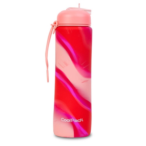 76fb02d5-83e5-409d-92a0-45354126a7c1 Gertuvė silikoninė CoolPack Pump 600 ml Girls Pink - Image 1