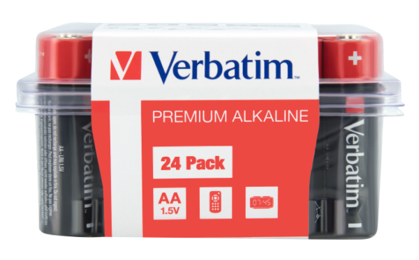 Verbatim 49505 Alkaline baterijos AA LR6 (24 vnt pakuotėje) - Image 2