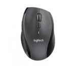Logitech Marathon M705 Belaidė pelė, RF Wireless, 1000 DPI, Juoda/Pilka