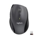 Logitech Marathon M705 Belaidė pelė, RF Wireless, 1000 DPI, Juoda/Pilka - Image 6