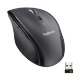 Logitech Marathon M705 Belaidė pelė, RF Wireless, 1000 DPI, Juoda/Pilka - Image 8