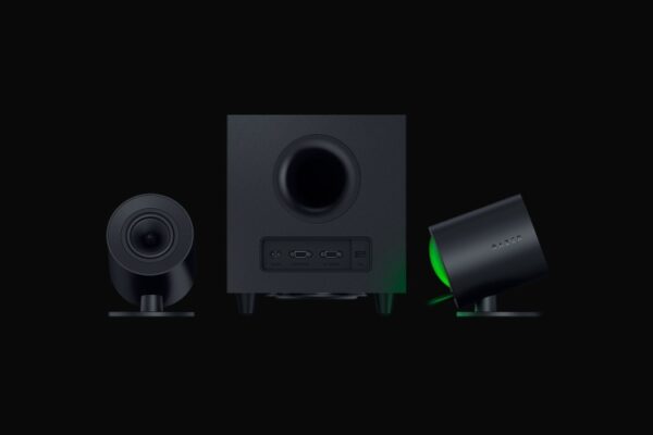 Razer Nommo V2 Full Range 2.1 PC Žaidimų garso kolonėlės, Juoda - Image 4