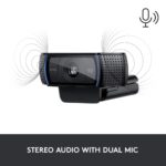 Logitech C920 HD Pro Internetinė kamera FHD, 3 MP, Juoda - Image 4