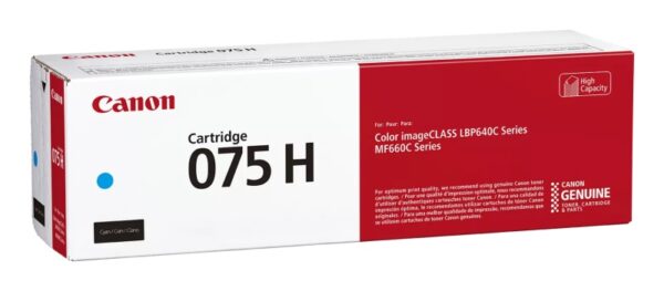 Canon CRG 075H C (6368C002) Lazerinė kasetė, Žydra - Image 4