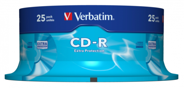 Verbatim 43432 CD-R 700MB 52X Extra Protection Surface diskai (25 vnt pakuotėje) - Image 2