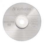 Verbatim 43488 DVD+RW SERL 4.7GB 4X Matt Silver Surface diskai (10 vnt pakuotėje) - Image 3