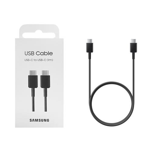 Įkroviklio laidas Samsung EP-DA705BBEGWW USB-C to USB-C 1m BK - Image 1