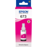 Epson 673M (C13T67334A) Rašalo papildymo buteliukas, Purpurinė