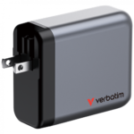 Verbatim 32203 GaN Įkroviklis 140W 4-Port, USB-A/USB-C, EU/UK/US Plug, Pilka/Juoda - Image 7