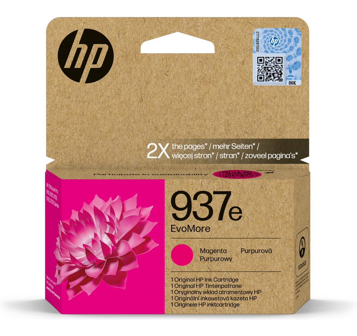 Ink_Cartridge_HP_Ink_No937E_4S6W7NE_MG_OEM Kasetė HP Ink No.937E (4S6W7NE) MG 1650psl OEM - Image 1