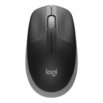 Logitech M190 Full-Size Belaidė pelė, RF Wireless, 1000 DPI, Mid Grey