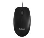 Logitech M100 Laidinė pelė USB-A 1000 DPI, Juoda