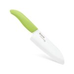 Kyocera FK140CP10NGR SANTOKU KNIFE & PEELER Rinkinys, peilis (14 cm ašmenys) ir skustukas, Žalia - Image 3