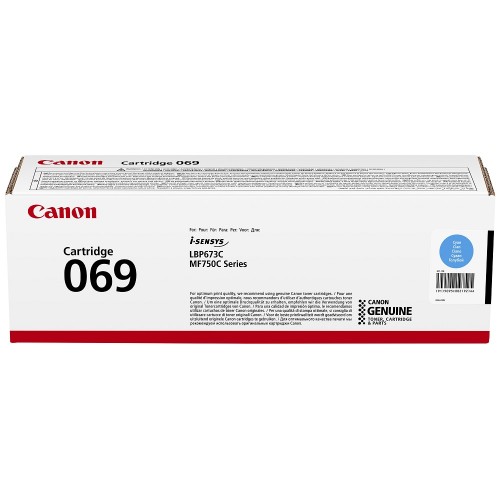 Laser_Cartridge_Canon_069_5093C002_CY_OEM Kasetė Canon 069 (5093C002) CY 1.900psl OEM - Image 1