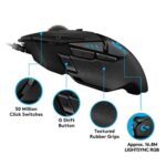 Pelė Logitech G502 žaidimų laidinė USB BK